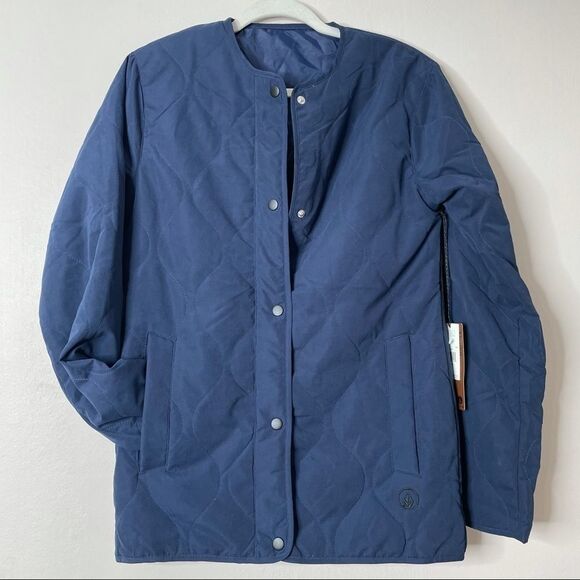 Volcom Reversible Navy Liner Insulated Jacket NEW - Picture 2 of 12